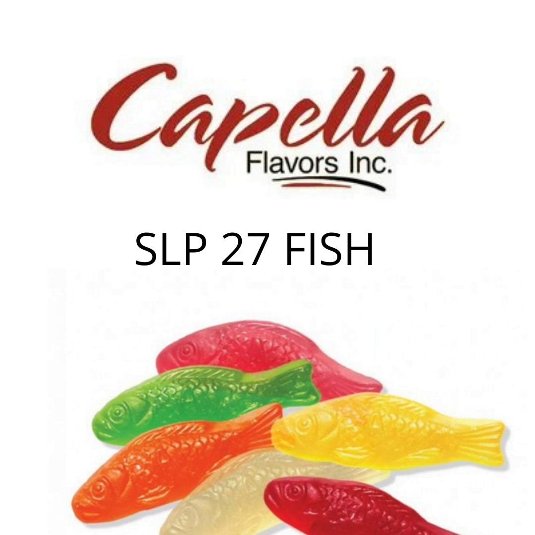 SLP 27 Fish (Capella) - пищевой ароматизатор Capella, вкус Мармеладные рыбки купить оптом ароматизатор Капелла SLP 27 Fish (Capella)