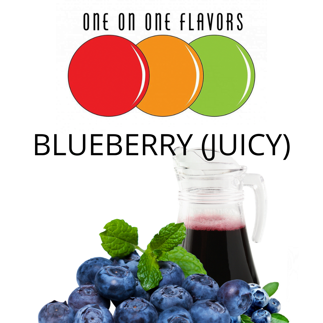 Blueberry (Juicy) (One On One) - пищевой ароматизатор One On One, вкус Сок из черники купить оптом ароматизатор One On One Blueberry (Juicy) (One On One)