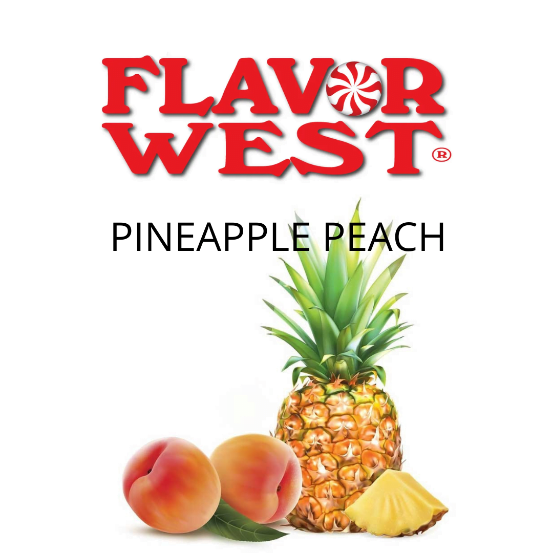 Pineapple Peach (Flavor West) - пищевой ароматизатор Flavor West, вкус Ананас-персик купить оптом ароматизатор флаворвест Pineapple Peach (Flavor West)