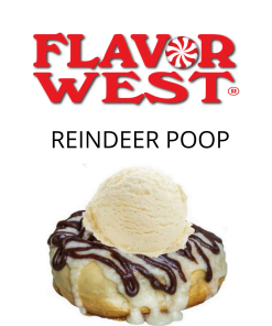 Reindeer Poop (Flavor West) - пищевой ароматизатор Flavor West, вкус Булочка с корицей и молочным шоколадом купить оптом ароматизатор флаворвест Reindeer Poop (Flavor West)