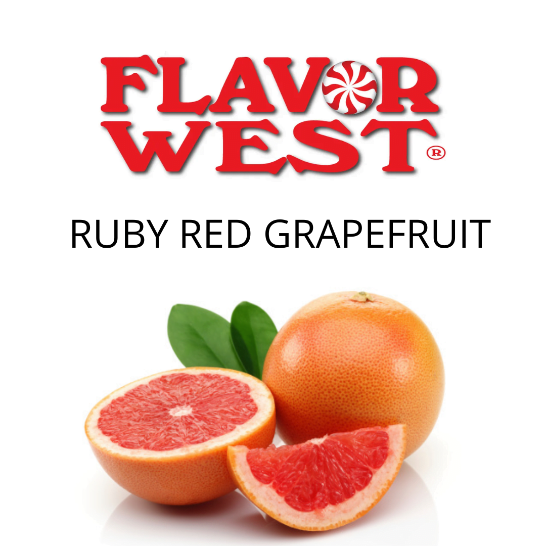 Ruby Red Grapefruit (Flavor West) - пищевой ароматизатор Flavor West, вкус Красный грейпфрут купить оптом ароматизатор флаворвест Ruby Red Grapefruit (Flavor West)