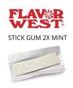 Stick Gum 2x Mint (Flavor West) - пищевой ароматизатор Flavor West, вкус Мятная жевательная резинка купить оптом ароматизатор флаворвест Stick Gum 2x Mint (Flavor West)