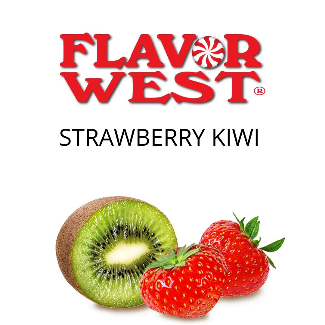 Strawberry Kiwi (Flavor West) - пищевой ароматизатор Flavor West, вкус Клубника-киви купить оптом ароматизатор флаворвест Strawberry Kiwi (Flavor West)
