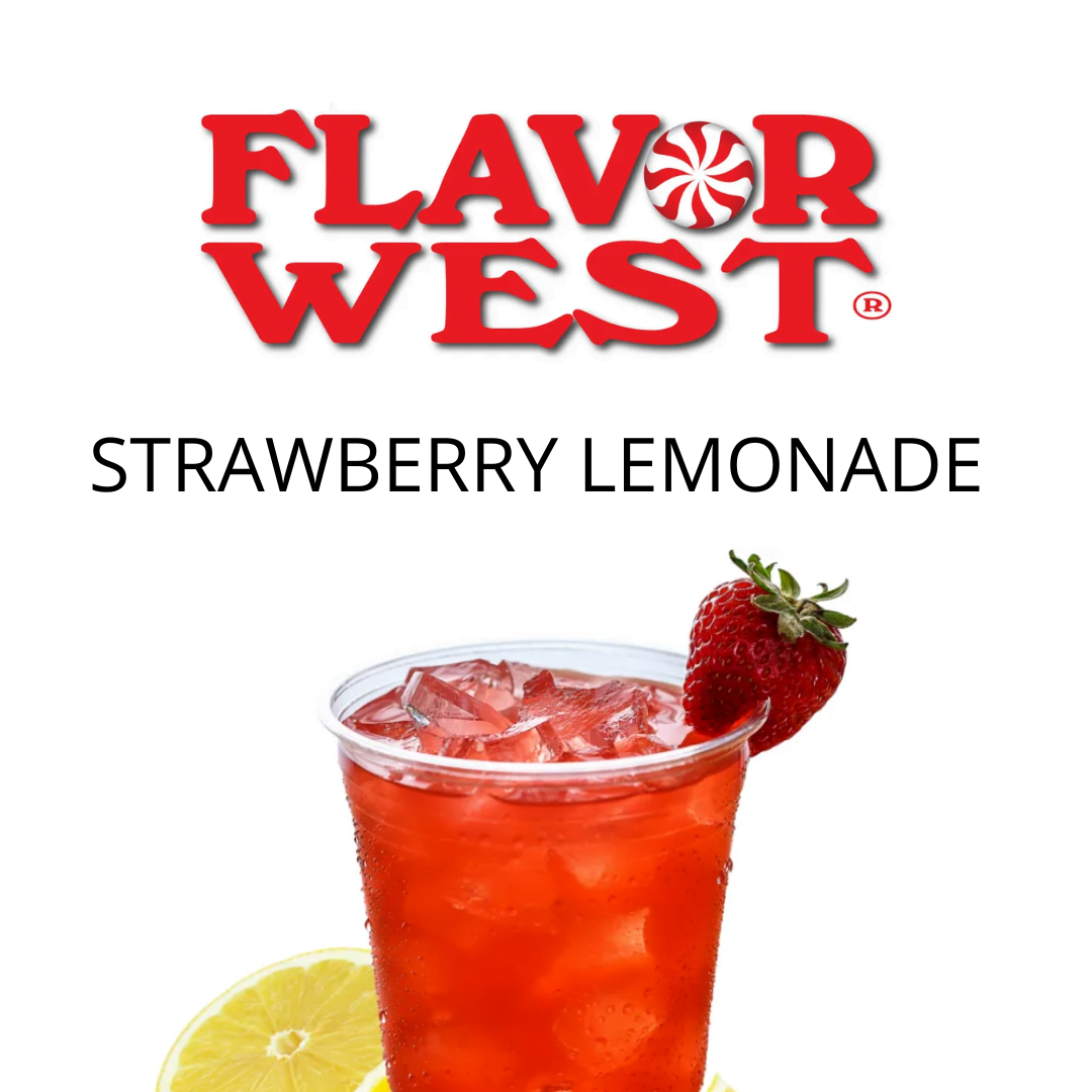 Strawberry Lemonade (Flavor West) - пищевой ароматизатор Flavor West, вкус Клубничный лимонад купить оптом ароматизатор флаворвест Strawberry Lemonade (Flavor West)