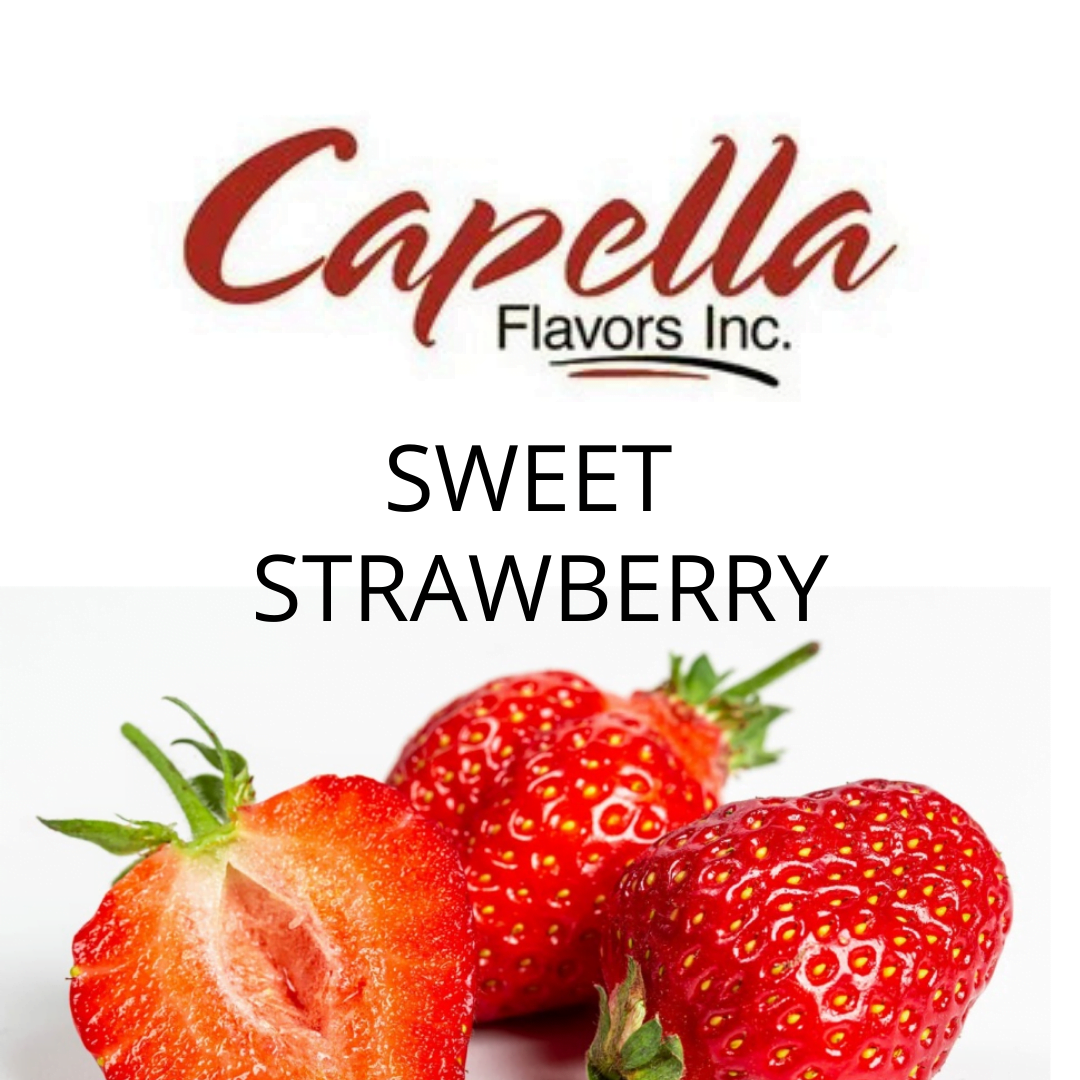 Sweet Strawberry (Capella) - пищевой ароматизатор Capella, вкус Сладкая клубника купить оптом ароматизатор Капелла Sweet Strawberry (Capella)