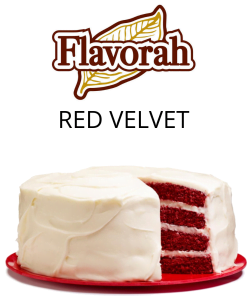Red Velvet - пищевой ароматизатор Flavorah, вкус Торт Красный Бархат купить оптом ароматизатор Флавора Red Velvet