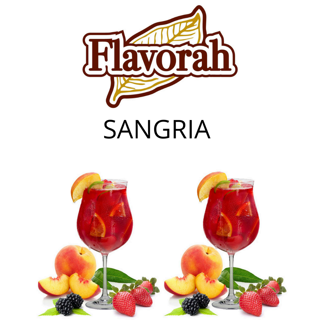 Sangria (Flavorah) - пищевой ароматизатор Flavorah, вкус Винный напиток "Сангрия" купить оптом ароматизатор Флавора Sangria (Flavorah)