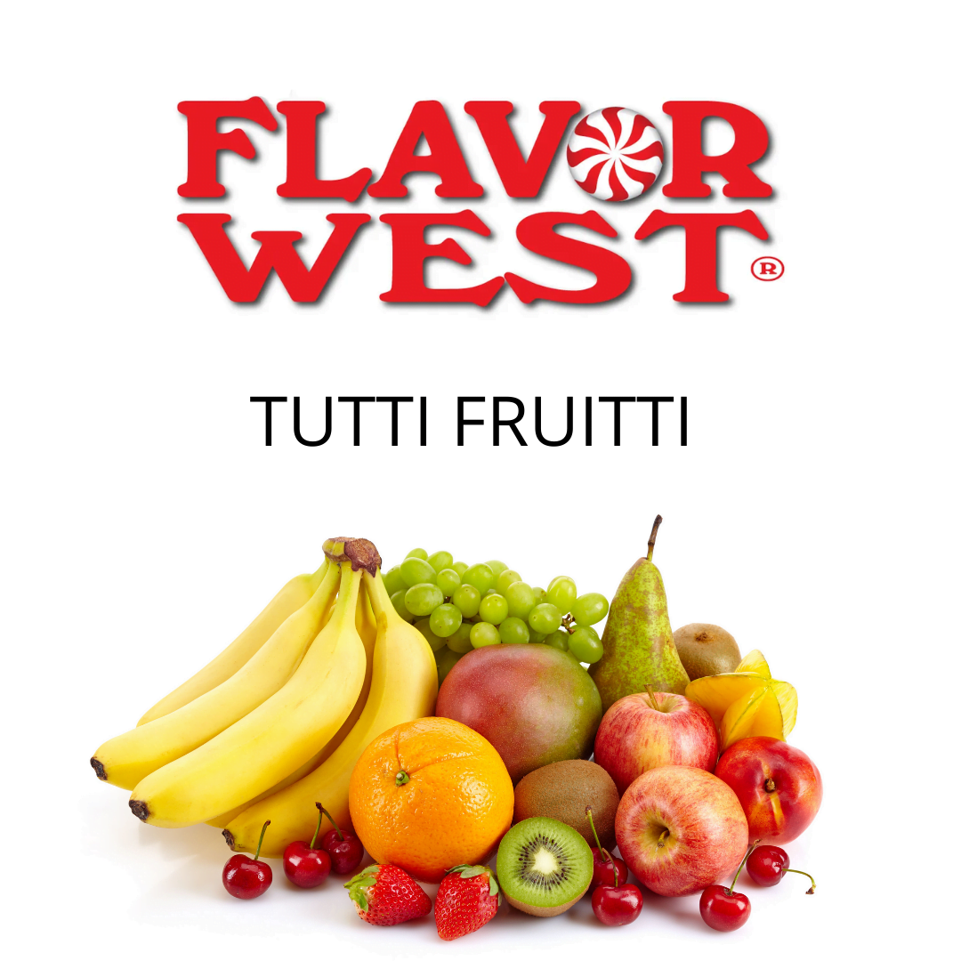 Tutti Fruitti (Flavor West) - пищевой ароматизатор Flavor West, вкус Фруктовый микс купить оптом ароматизатор флаворвест Tutti Fruitti (Flavor West)