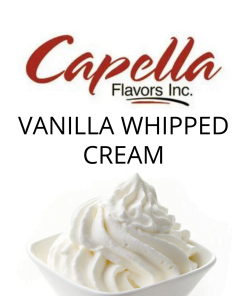 Vanilla Whipped Cream (Capella) - пищевой ароматизатор Capella, вкус Ванильные взбитые сливки купить оптом ароматизатор Капелла Vanilla Whipped Cream (Capella)