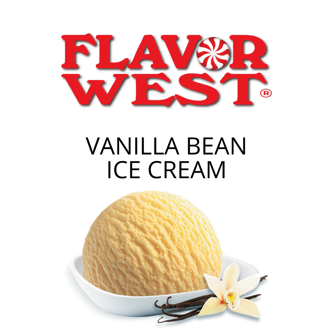 Vanilla Bean Ice Cream (Flavor West) - пищевой ароматизатор Flavor West, вкус Ванильное мороженое купить оптом ароматизатор флаворвест Vanilla Bean Ice Cream (Flavor West)