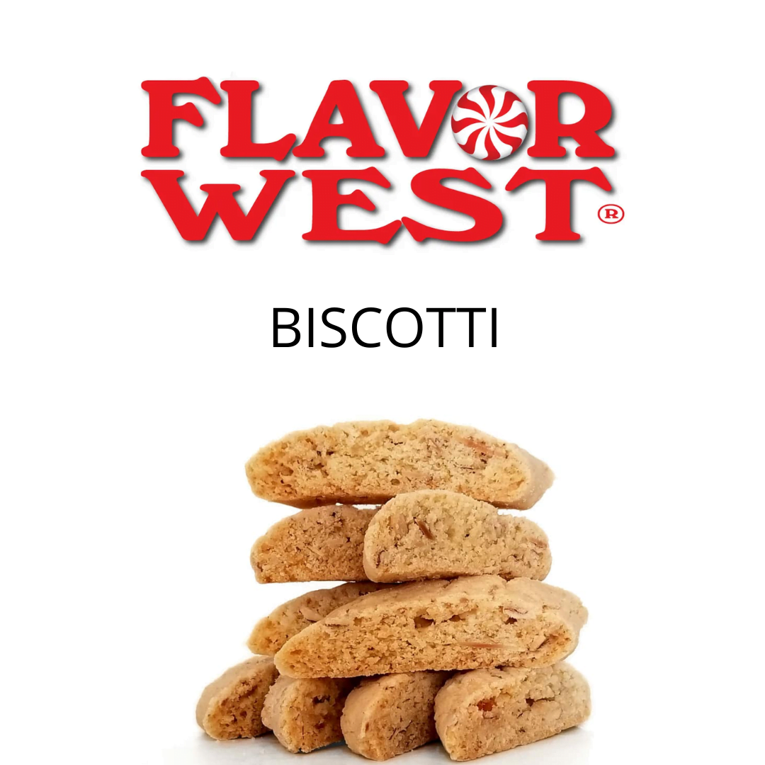 Biscotti (Flavour West) - пищевой ароматизатор Flavor West, вкус Печенье с миндалем купить оптом ароматизатор флаворвест Biscotti (Flavour West)