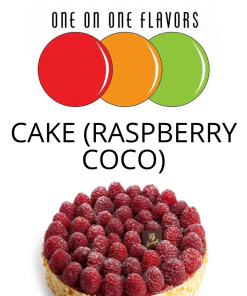Cake (Raspberry Coco) (One On One) - пищевой ароматизатор One On One, вкус Пирог с малиной купить оптом ароматизатор One On One Cake (Raspberry Coco) (One On One)