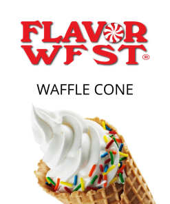 Waffle Cone (Flavor West) - пищевой ароматизатор Flavor West, вкус Вафельный рожок купить оптом ароматизатор флаворвест Waffle Cone (Flavor West)