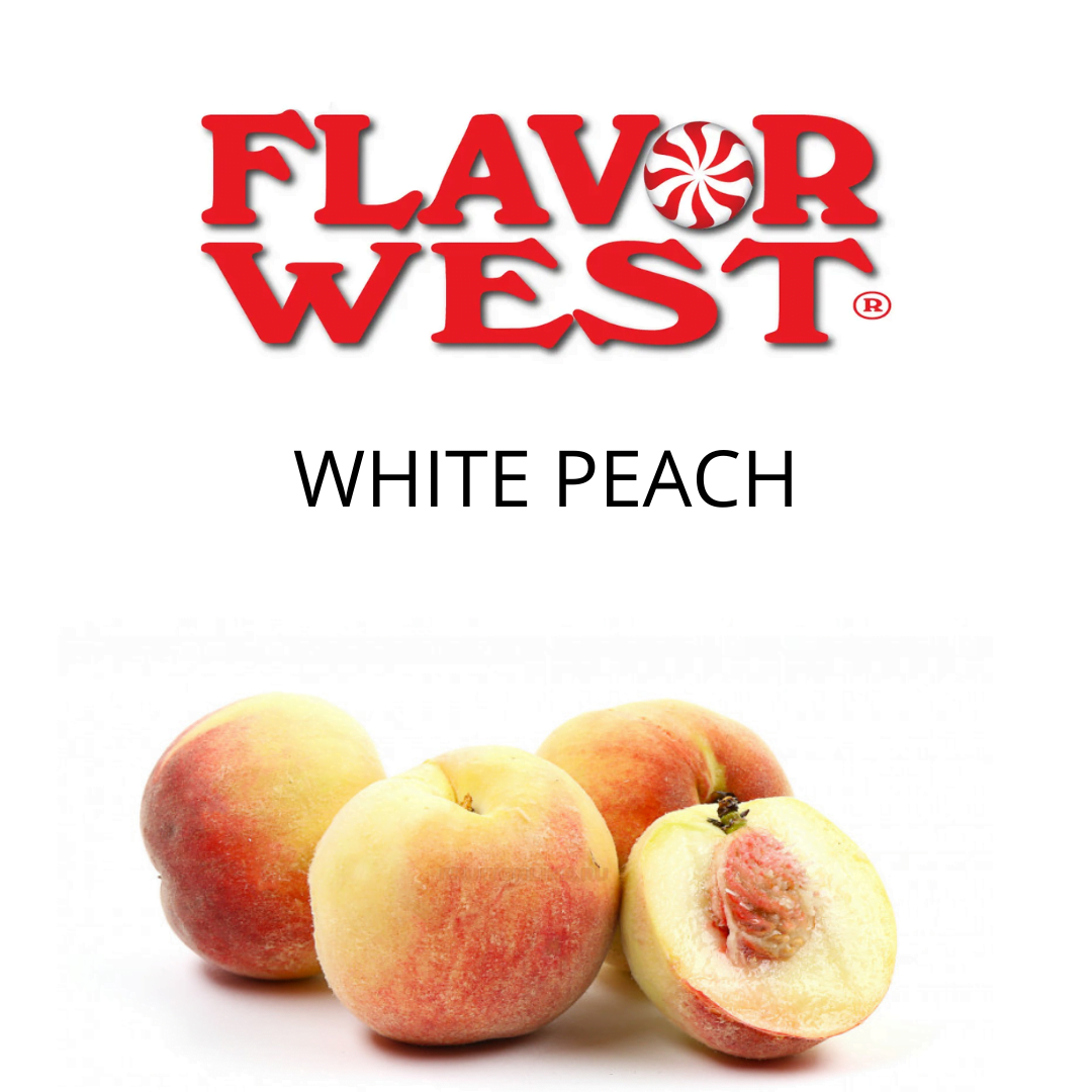 White Peach (Flavor West) - пищевой ароматизатор Flavor West, вкус Белый персик купить оптом ароматизатор флаворвест White Peach (Flavor West)