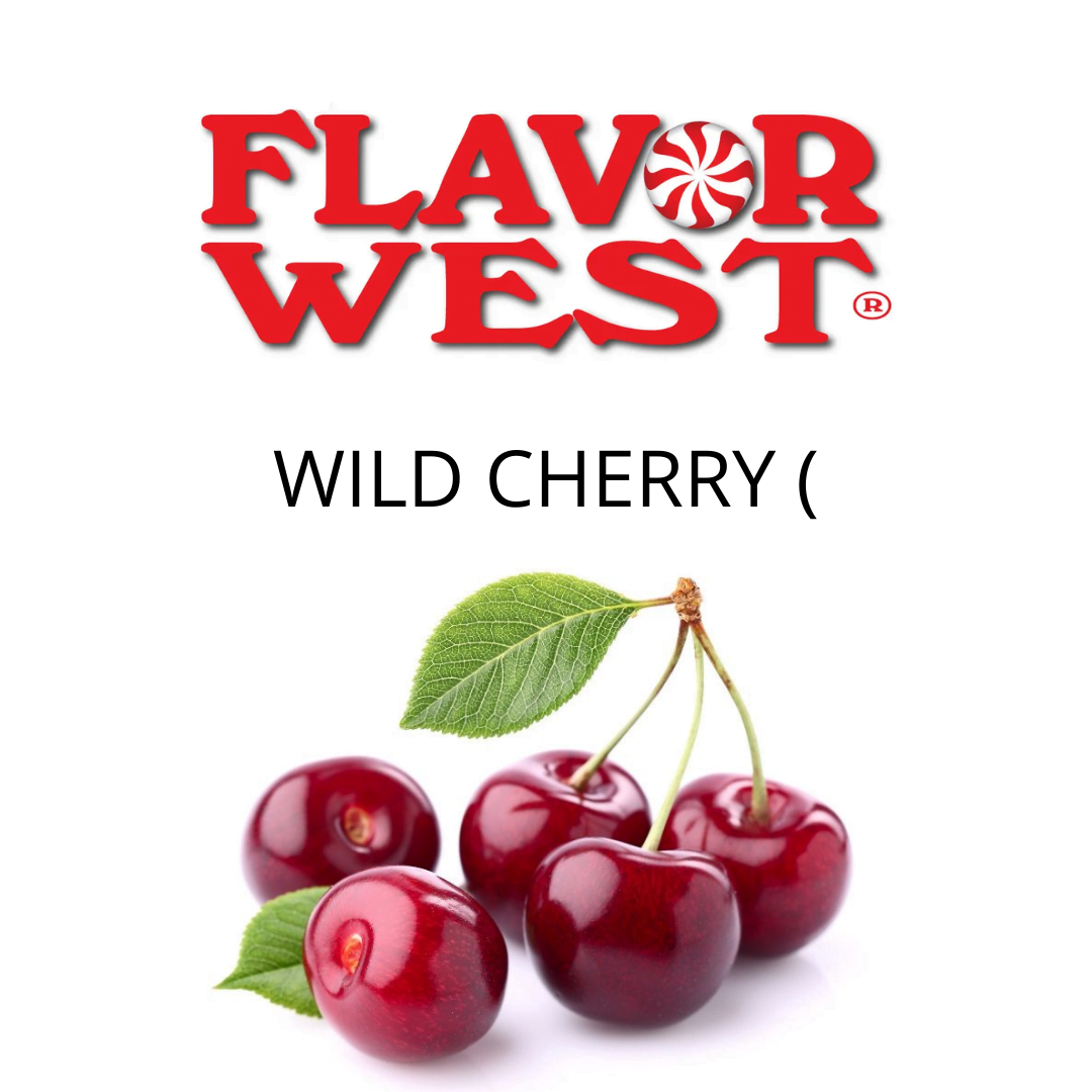 Wild Cherry (Flavor West) - пищевой ароматизатор Flavor West, вкус Дикая вишня купить оптом ароматизатор флаворвест Wild Cherry (Flavor West)
