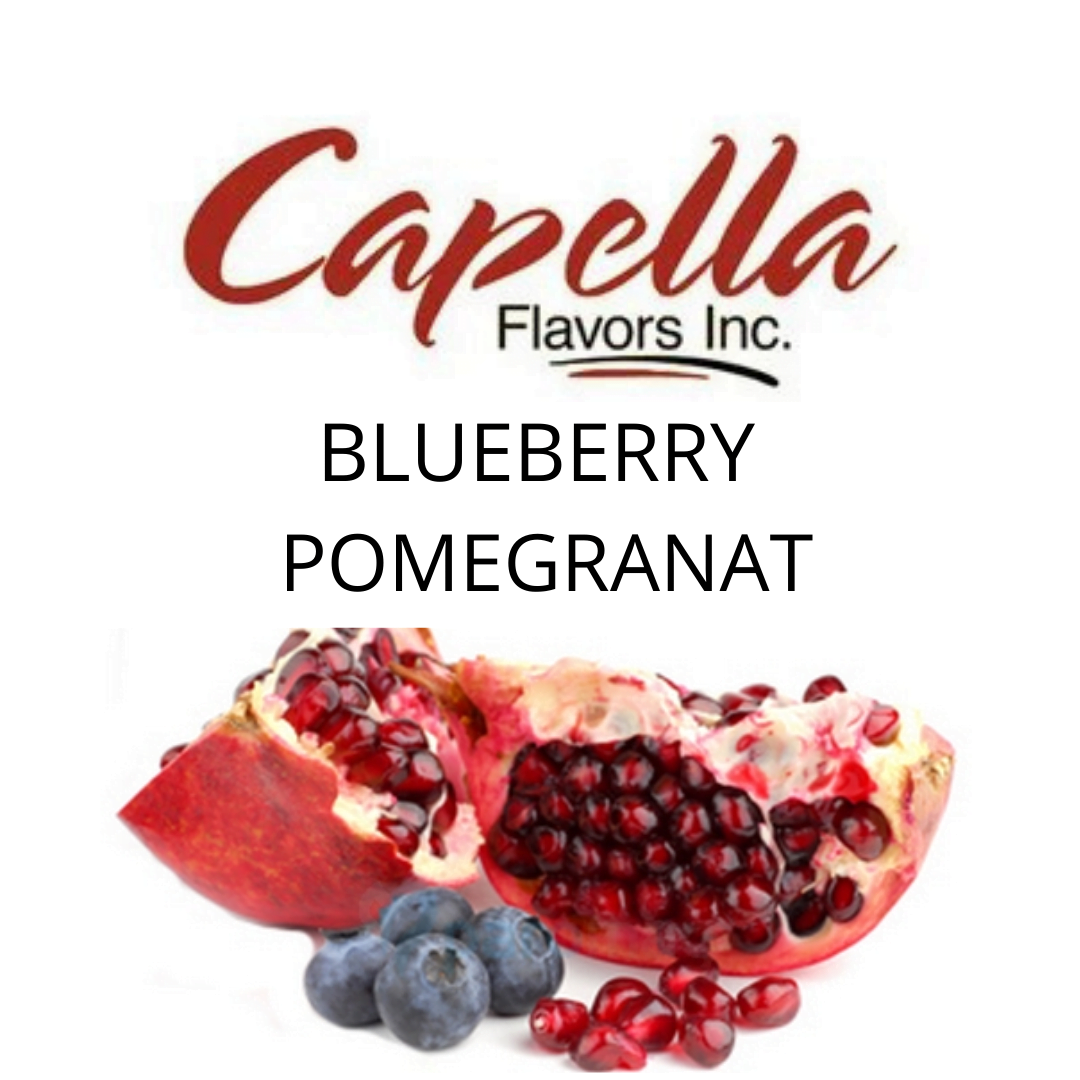 Blueberry Pomegranate w/Stevia (Capella) - пищевой ароматизатор Capella, вкус Черника/гранат купить оптом ароматизатор Капелла Blueberry Pomegranate w/Stevia (Capella)
