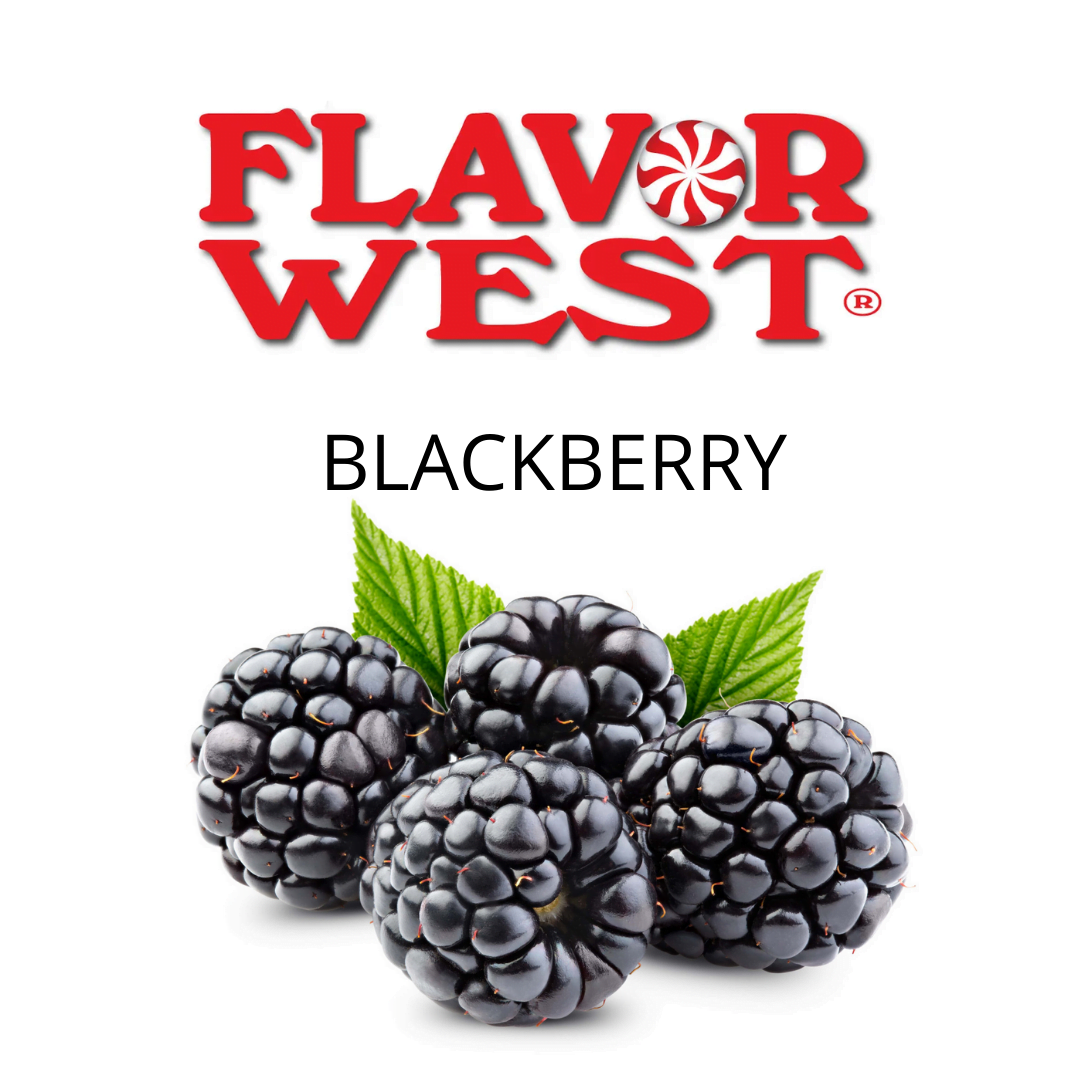 Blackberry (Flavor West) - пищевой ароматизатор Flavor West, вкус Ежевика купить оптом ароматизатор флаворвест Blackberry (Flavor West)