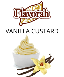 Vanilla Custard (Flavorah) - пищевой ароматизатор Flavorah, вкус Ванильный заварной крем купить оптом ароматизатор Флавора Vanilla Custard (Flavorah)