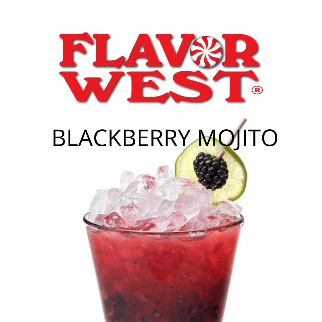 Blackberry Mojito (Flavor West) - пищевой ароматизатор Flavor West, вкус Ежевичное мохито купить оптом ароматизатор флаворвест Blackberry Mojito (Flavor West)