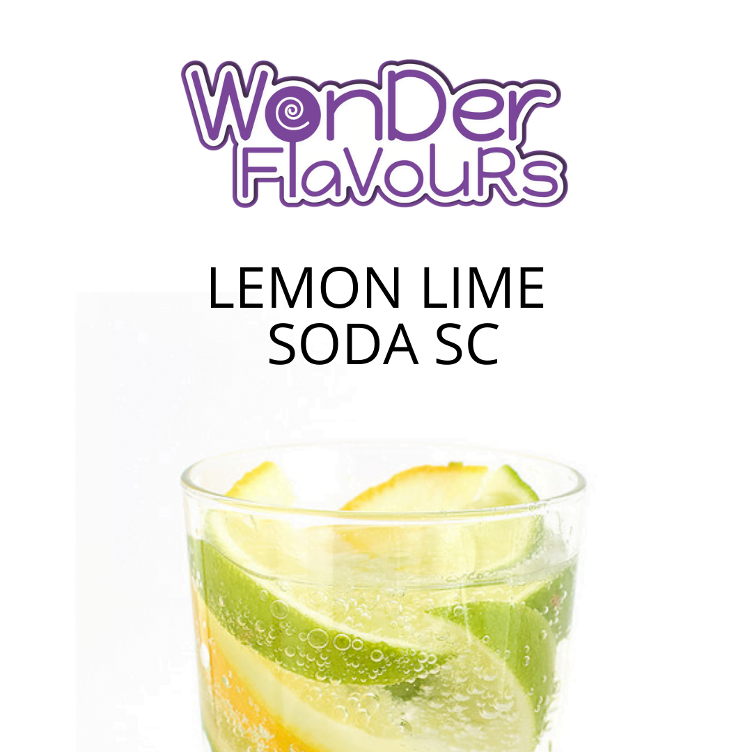 Lemon Lime Soda SC (Wonder Flavours) - пищевой ароматизатор Wonder Flavors, вкус Содовая лимон-оайм купить оптом ароматизатор Вондер Lemon Lime Soda SC (Wonder Flavours)