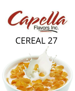 Cereal 27 (Capella) - пищевой ароматизатор Capella, вкус Хлопья на завтрак купить оптом ароматизатор Капелла Cereal 27 (Capella)