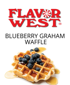 Blueberry Graham Waffle (Flavor West) - пищевой ароматизатор Flavor West, вкус Черничные вафли Грема купить оптом ароматизатор флаворвест Blueberry Graham Waffle (Flavor West)