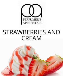 Strawberries and Cream (TPA) - пищевой ароматизатор TPA/TFA, вкус Клубника со сливками купить оптом ароматизатор ТПА / ТФА Strawberries and Cream (TPA)