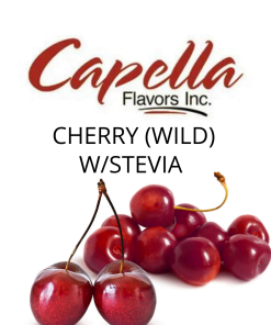 Cherry (Wild) w/Stevia (Capella) - пищевой ароматизатор Capella, вкус Дикая вишня купить оптом ароматизатор Капелла Cherry (Wild) w/Stevia (Capella)