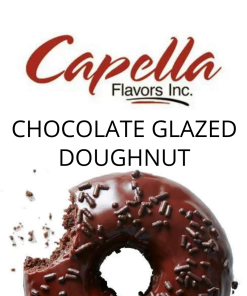 Chocolate Glazed Doughnut (Capella) - пищевой ароматизатор Capella, вкус Пончик с шоколадной глазурью купить оптом ароматизатор Капелла Chocolate Glazed Doughnut (Capella)