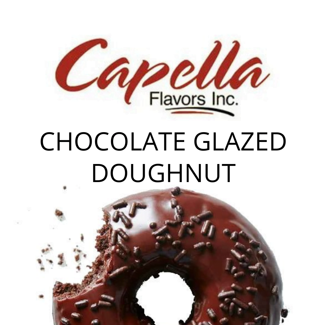 Chocolate Glazed Doughnut (Capella) - пищевой ароматизатор Capella, вкус Пончик с шоколадной глазурью купить оптом ароматизатор Капелла Chocolate Glazed Doughnut (Capella)