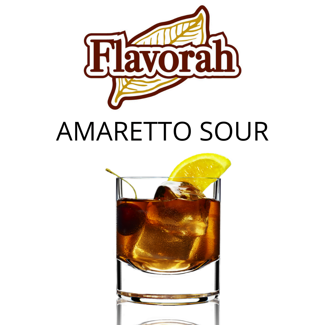 Amaretto Sour (Flavorah) - пищевой ароматизатор Flavorah, вкус Цитрусовый коктейль с амаретто купить оптом ароматизатор Флавора Amaretto Sour (Flavorah)