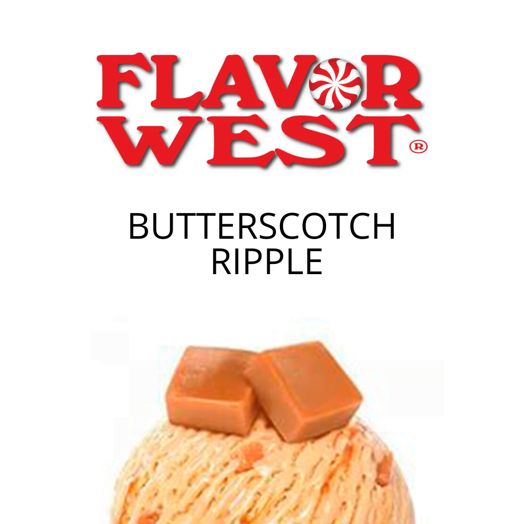 Butterscotch Ripple (Flavor West) - пищевой ароматизатор Flavor West, вкус Кремовый ирис купить оптом ароматизатор флаворвест Butterscotch Ripple (Flavor West)