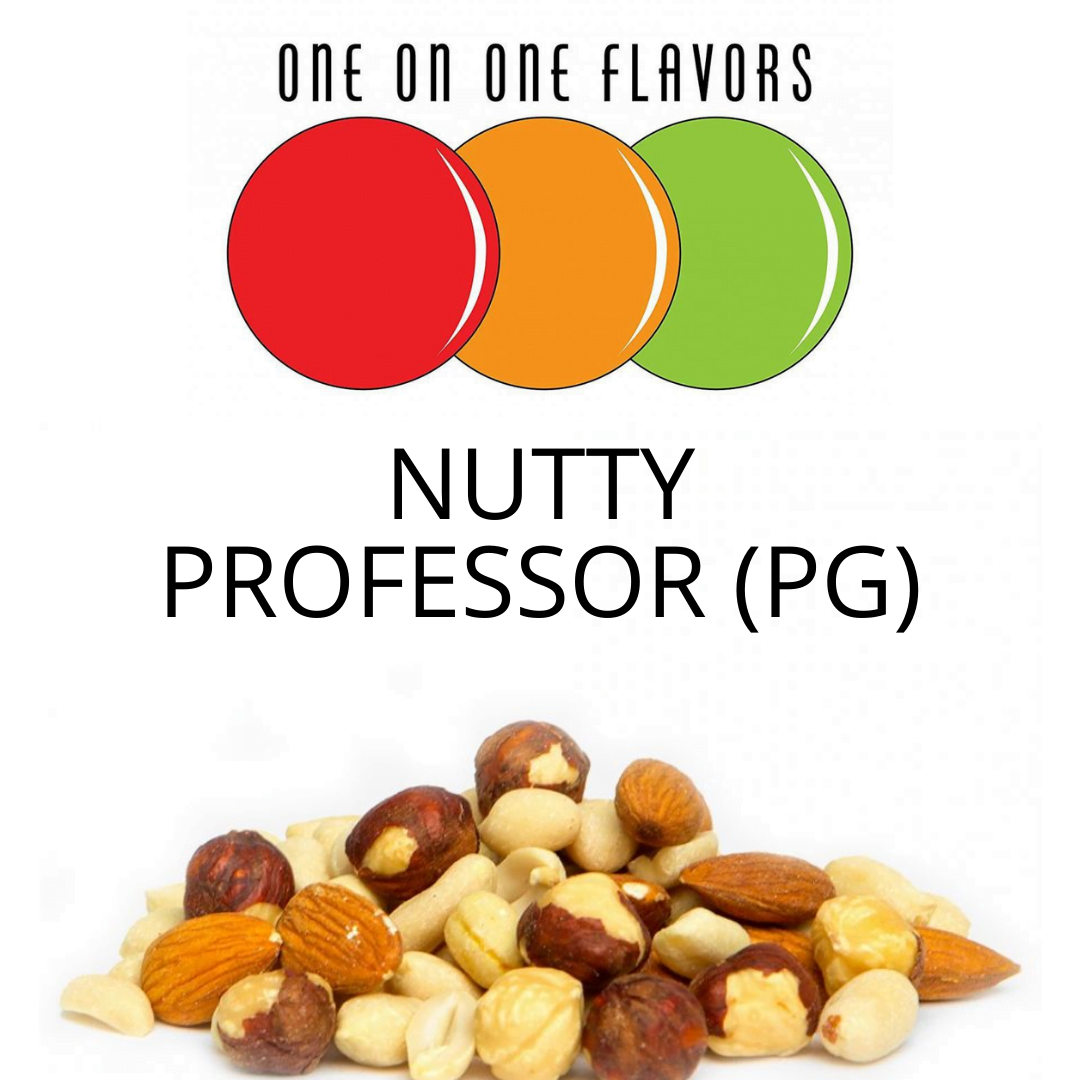 Nutty Professor (PG) (One On One) - пищевой ароматизатор One On One, вкус Орехи купить оптом ароматизатор One On One Nutty Professor (PG) (One On One)