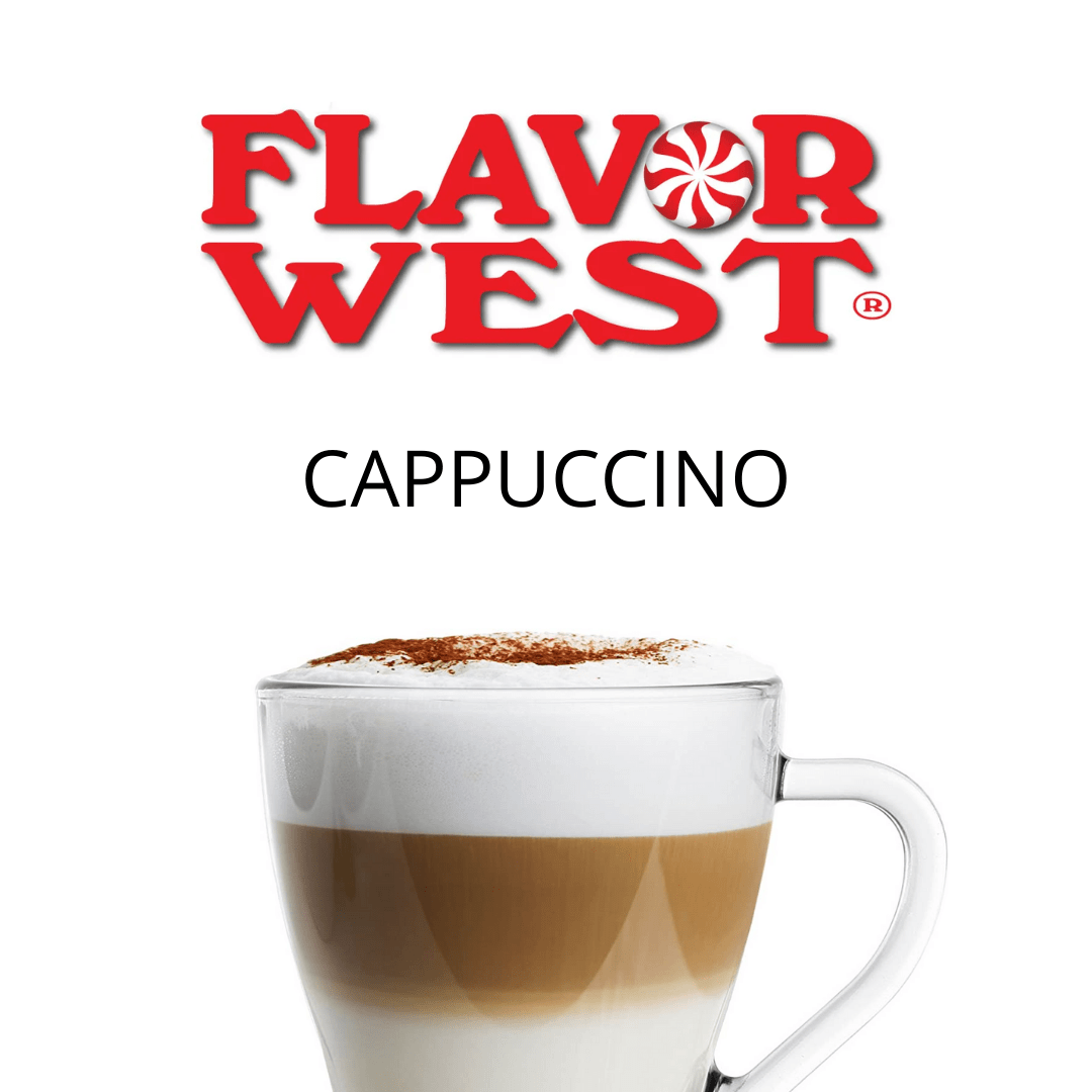 Cappuccino (Flavor West) - пищевой ароматизатор Flavor West, вкус Кофе Капучино купить оптом ароматизатор флаворвест Cappuccino (Flavor West)