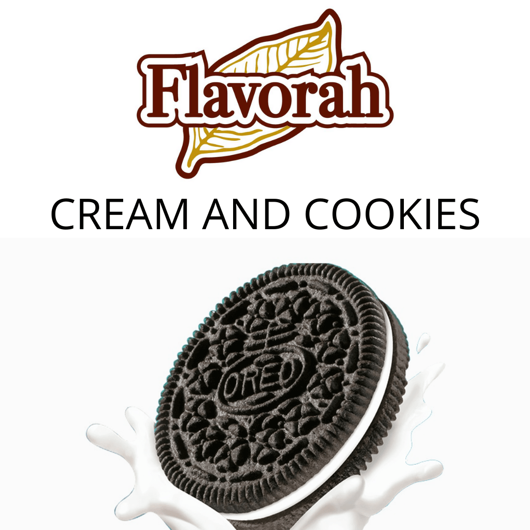 Cream and Cookies (Flavorah) - пищевой ароматизатор Flavorah, вкус Печенье с кремом купить оптом ароматизатор Флавора Cream and Cookies (Flavorah)