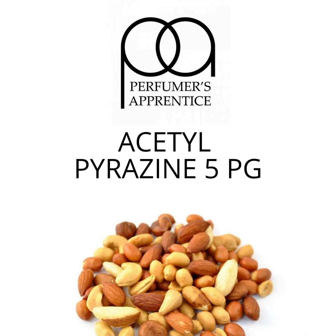 Acetyl Pyrazine 5 PG (TPA) - пищевой ароматизатор TPA/TFA, вкус Усилитель вкуса (Ореховый) купить оптом ароматизатор ТПА / ТФА Acetyl Pyrazine 5 PG (TPA)