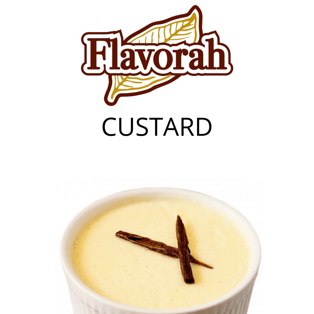 Custard (Flavorah) - пищевой ароматизатор Flavorah, вкус Заварной крем купить оптом ароматизатор Флавора Custard (Flavorah)