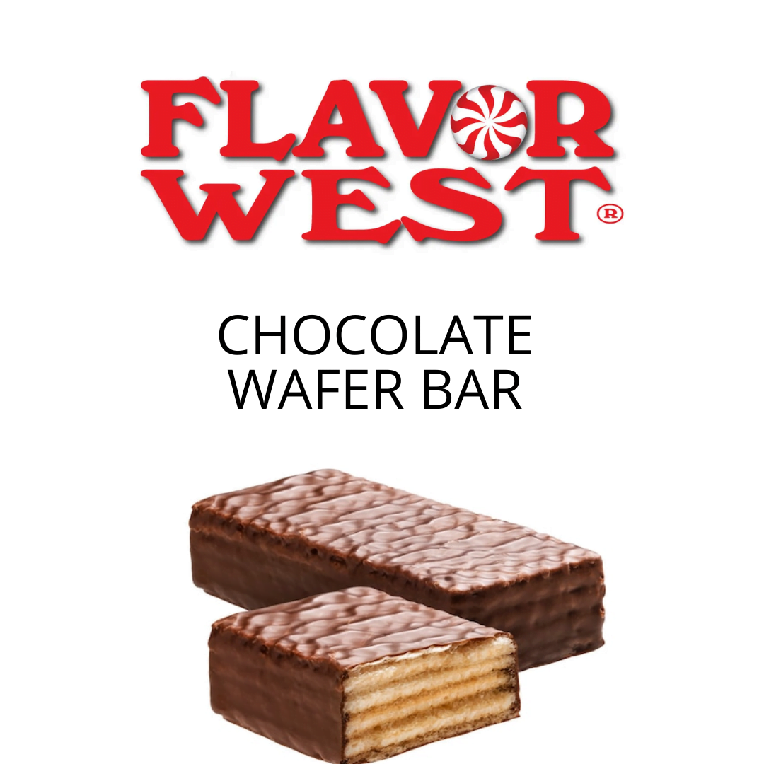 Chocolate Wafer Bar (Flavor West) - пищевой ароматизатор Flavor West, вкус Шоколадный вафельный батончик купить оптом ароматизатор флаворвест Chocolate Wafer Bar (Flavor West)