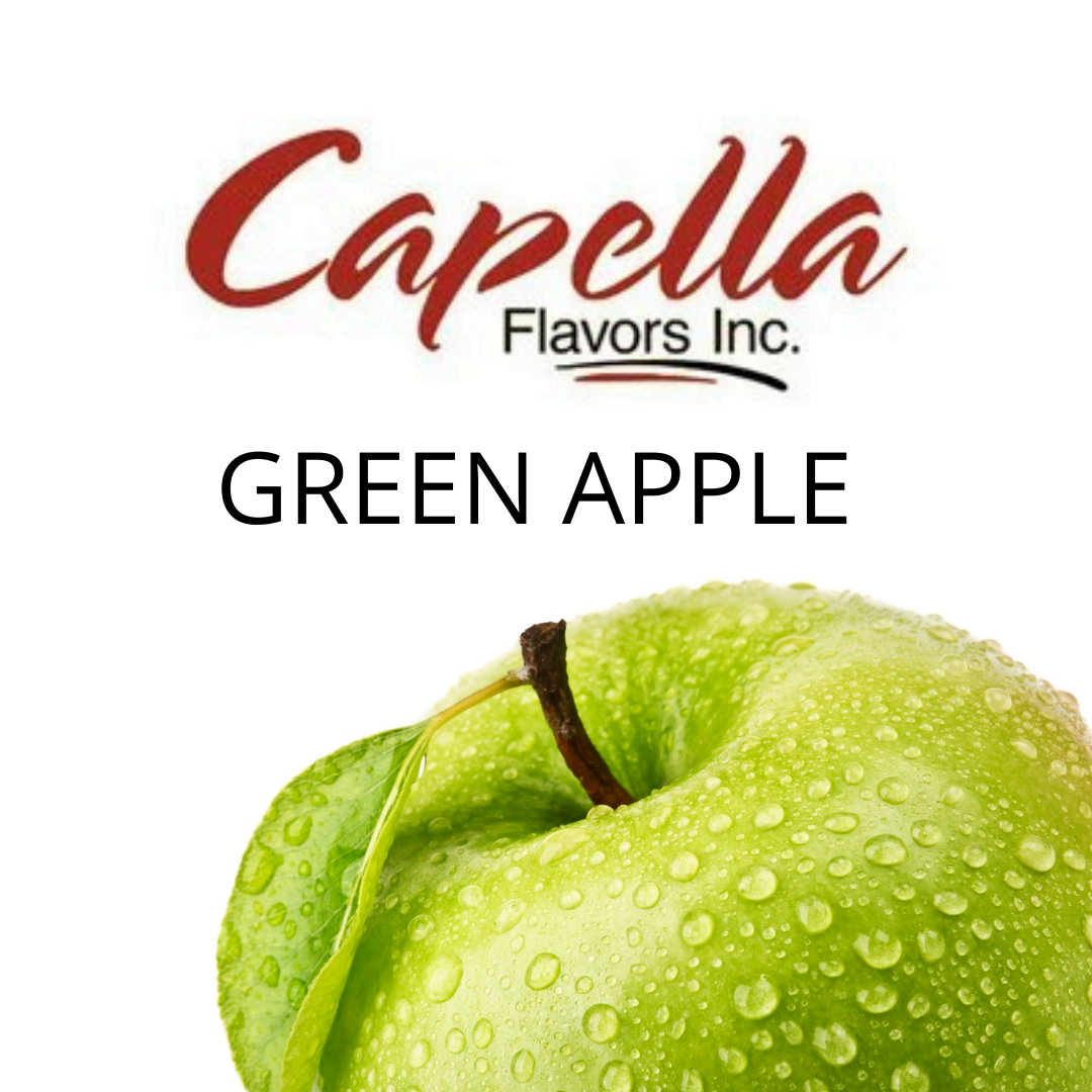 Green Apple (Capella) - пищевой ароматизатор Capella, вкус Зеленое яблоко купить оптом ароматизатор Капелла Green Apple (Capella)