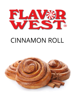 Cinnamon Roll (Flavor West) - пищевой ароматизатор Flavor West, вкус Булочка с корицей купить оптом ароматизатор флаворвест Cinnamon Roll (Flavor West)