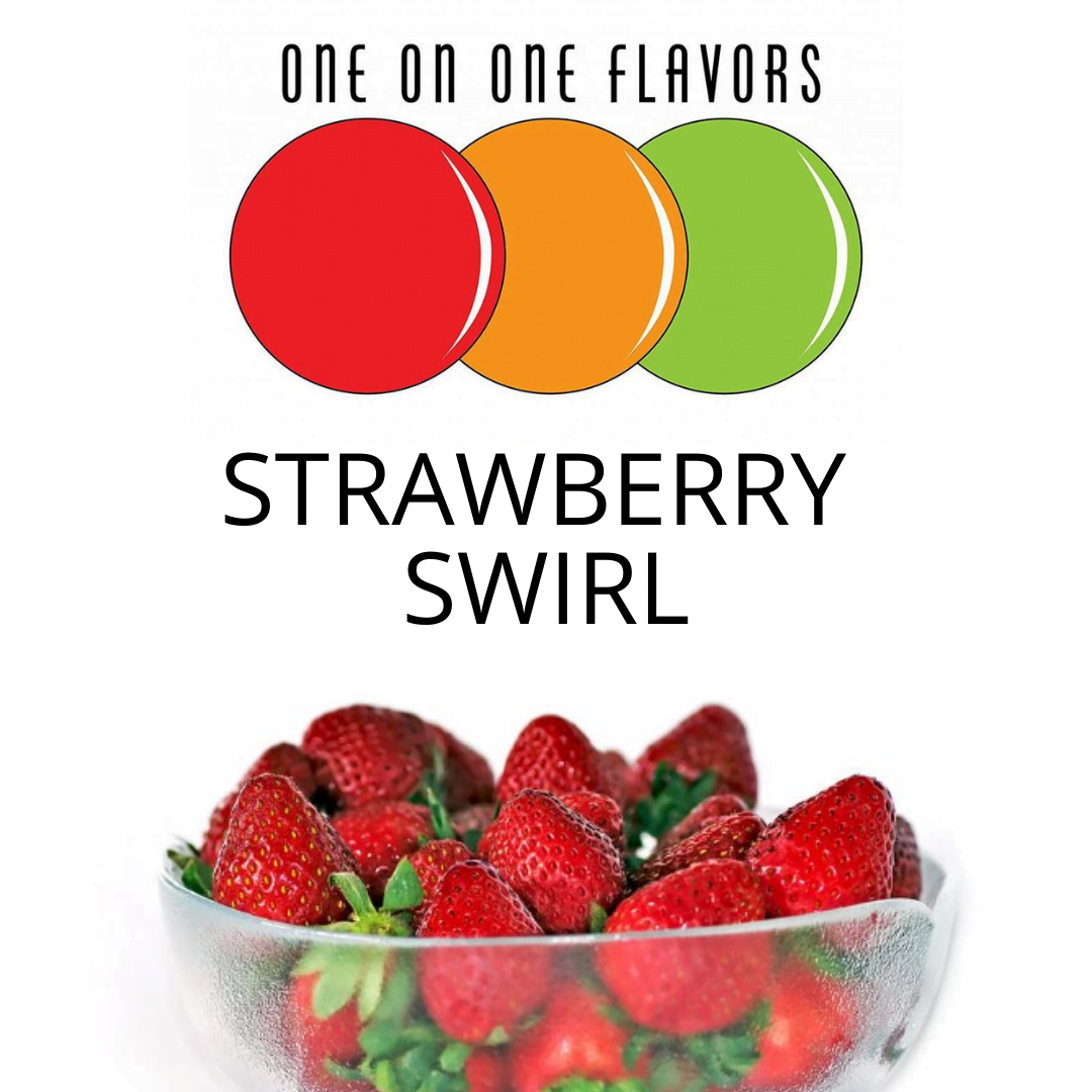 Strawberry Swirl (One On One) - пищевой ароматизатор One On One, вкус Клубника и сливочный крем купить оптом ароматизатор One On One Strawberry Swirl (One On One)