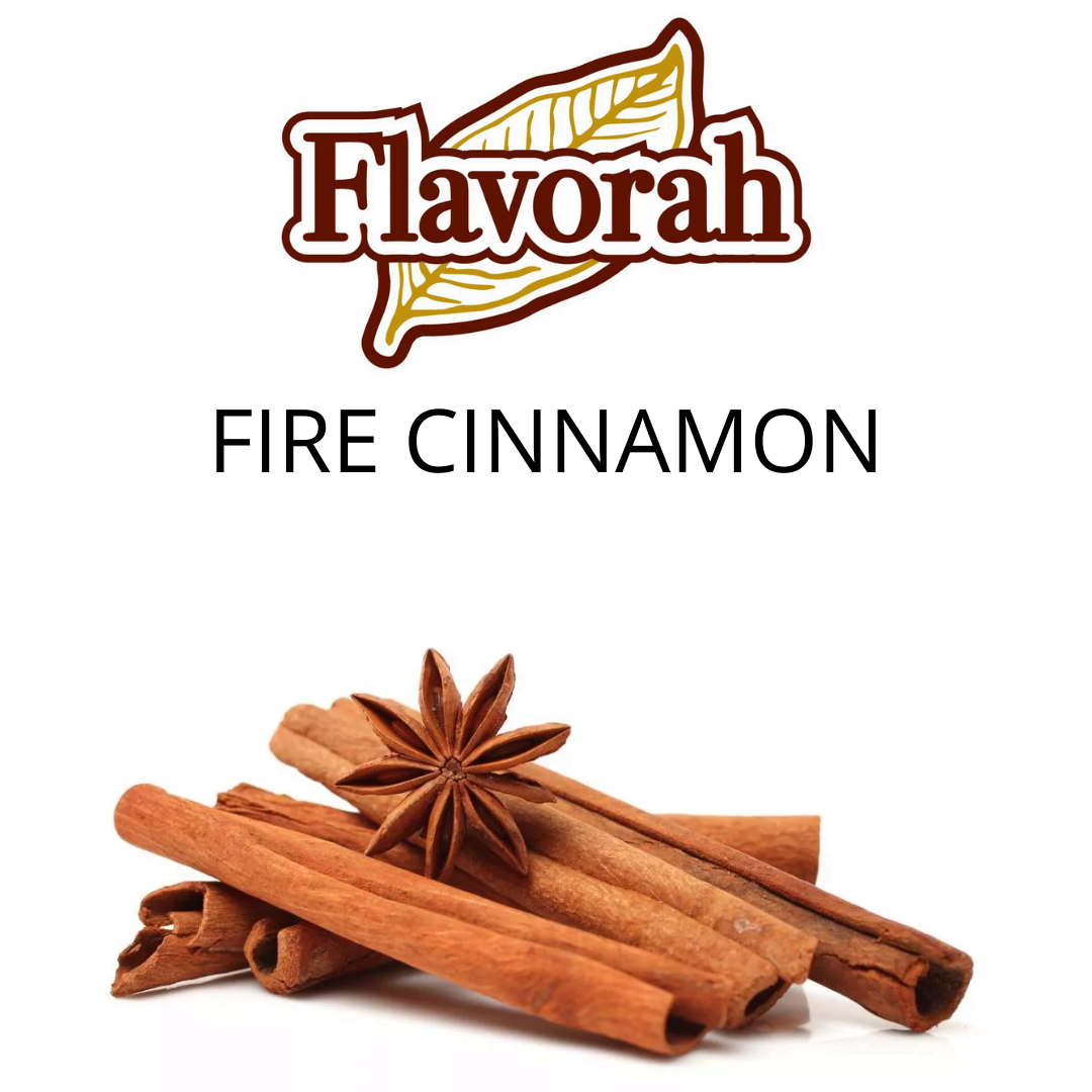 Fire Cinnamon (Flavorah) - пищевой ароматизатор Flavorah, вкус Сухая, обжигающая корица купить оптом ароматизатор Флавора Fire Cinnamon (Flavorah)