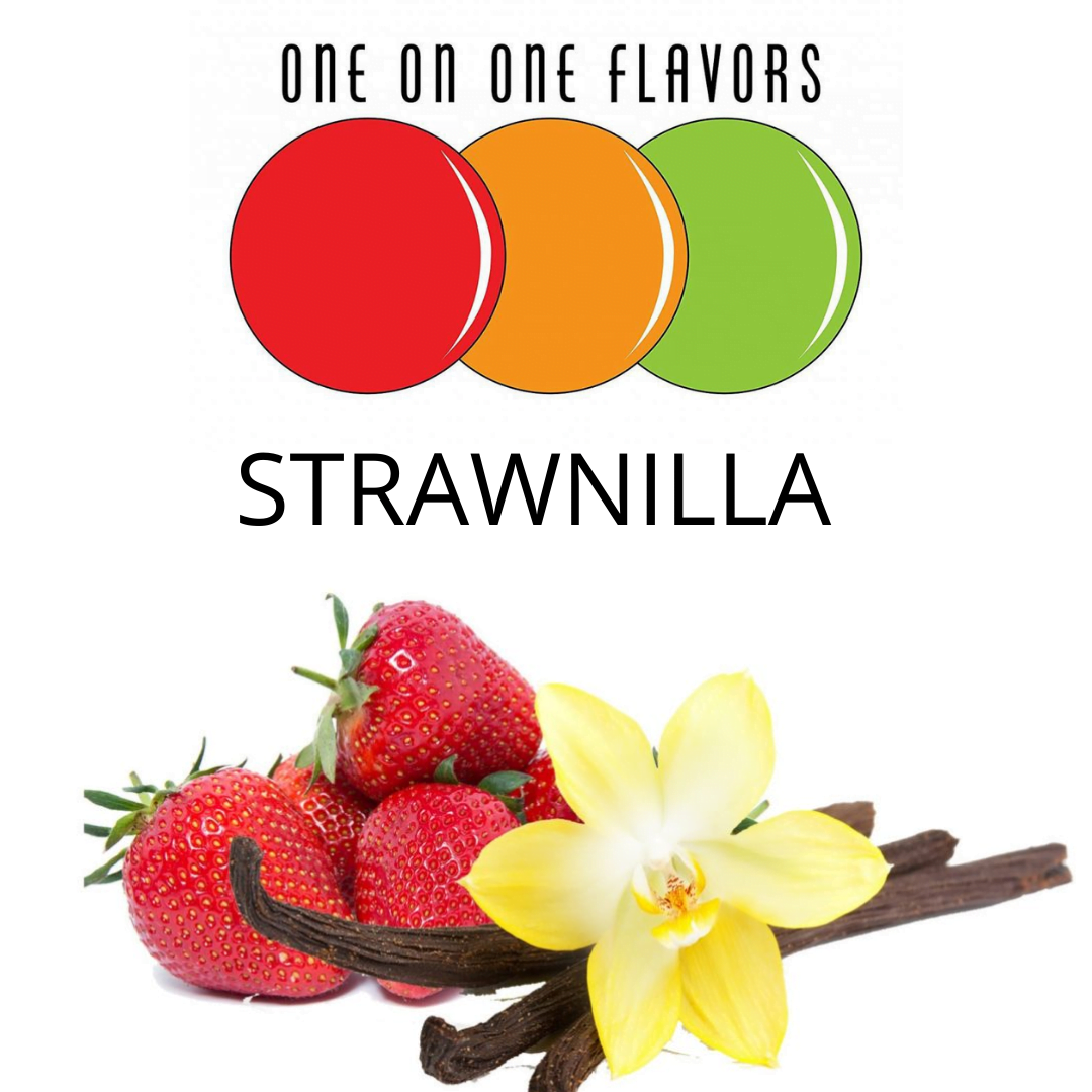 Strawnilla (One On One) - пищевой ароматизатор One On One, вкус Клубника и ваниль купить оптом ароматизатор One On One Strawnilla (One On One)