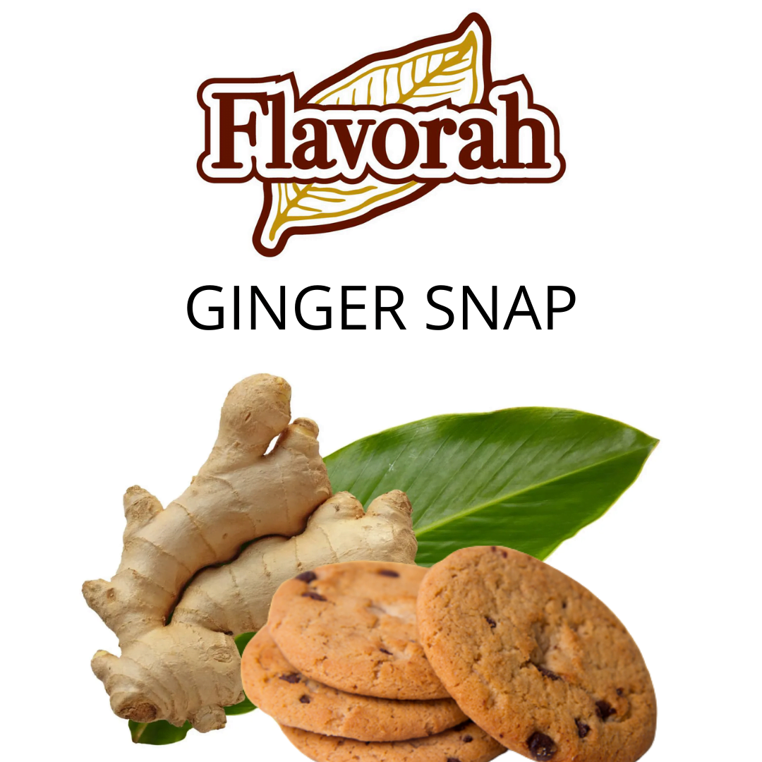 Ginger Snap (Flavorah) - пищевой ароматизатор Flavorah, вкус Патока-имбирь-печенье купить оптом ароматизатор Флавора Ginger Snap (Flavorah)