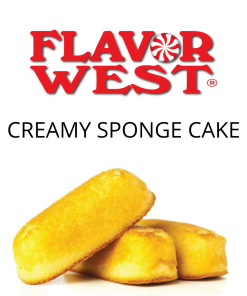 Creamy Sponge Cake (Flavor West) - пищевой ароматизатор Flavor West, вкус Сливочный бисквит купить оптом ароматизатор флаворвест Creamy Sponge Cake (Flavor West)