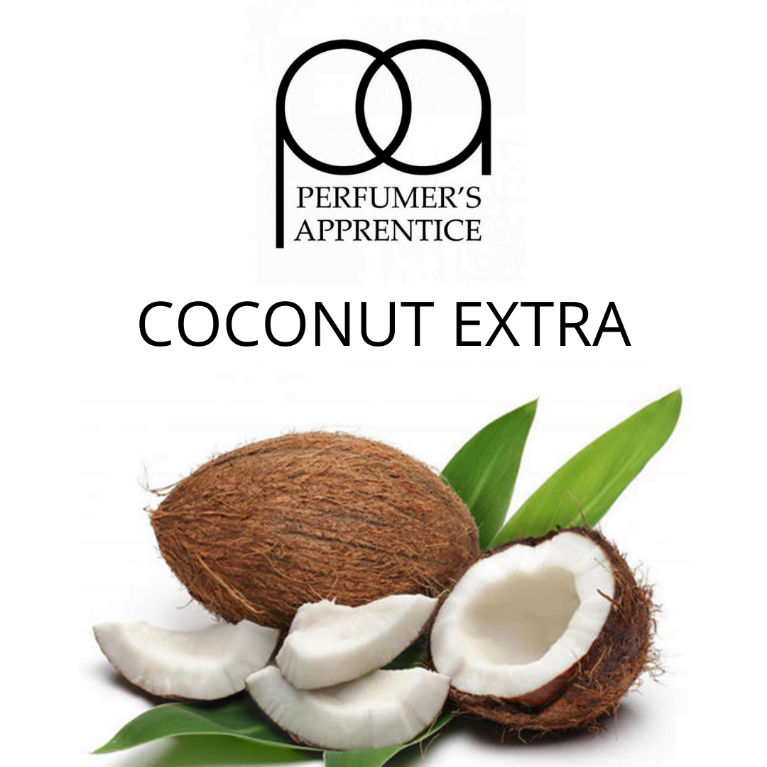 Coconut Extra (TPA) - пищевой ароматизатор TPA/TFA, вкус Усиленный вкус кокоса купить оптом ароматизатор ТПА / ТФА Coconut Extra (TPA)