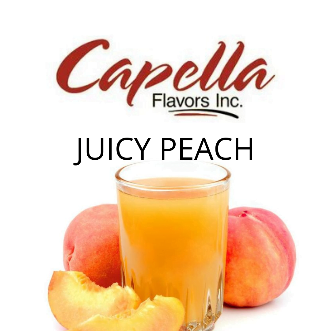 Juicy Peach (Capella) - пищевой ароматизатор Capella, вкус Персиковый сок купить оптом ароматизатор Капелла Juicy Peach (Capella)