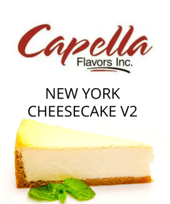 New York Cheesecake V2 (Capella) - пищевой ароматизатор Capella, вкус Чизкейк "Нью-Йорк" купить оптом ароматизатор Капелла New York Cheesecake V2 (Capella)
