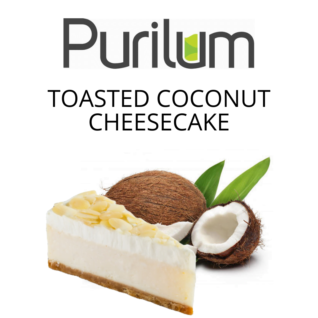 Toasted Coconut Cheesecake (Purilum) - пищевой ароматизатор Purilum, вкус Чизкейк с кокосом купить оптом ароматизатор Пурилум Toasted Coconut Cheesecake (Purilum)