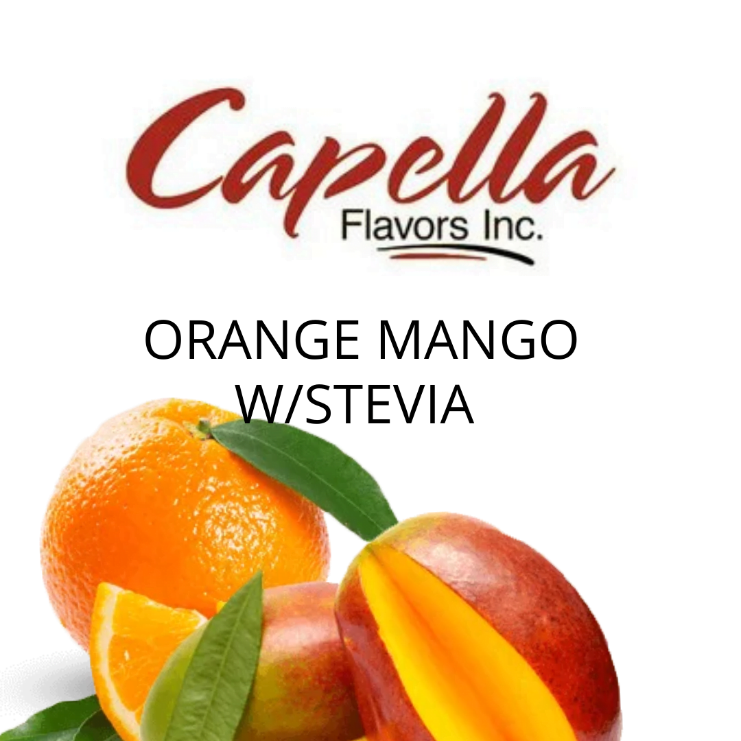 Orange Mango w/Stevia (Capella) - пищевой ароматизатор Capella, вкус Апельсин-манго купить оптом ароматизатор Капелла Orange Mango w/Stevia (Capella)
